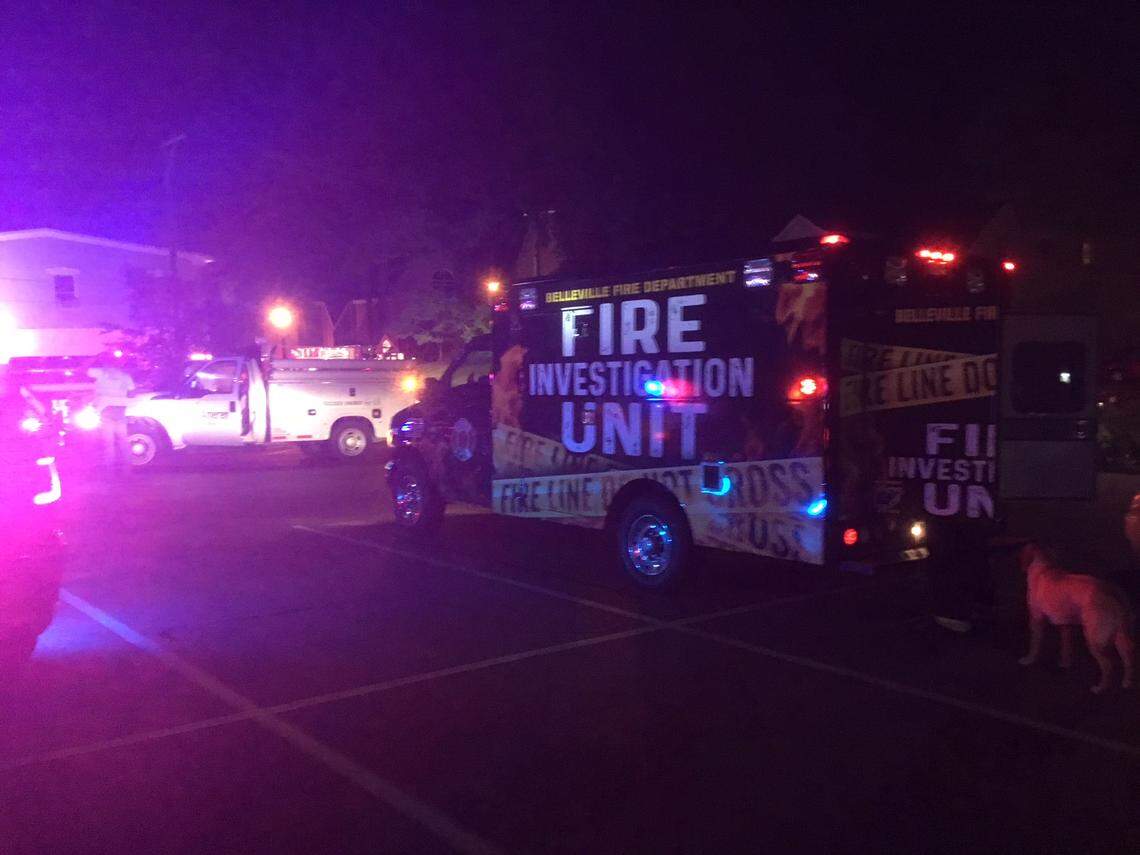 Several Belleville residents were displaced by a fire late Tuesday night now under investigation by the Belleville Fire Investigation Unit.