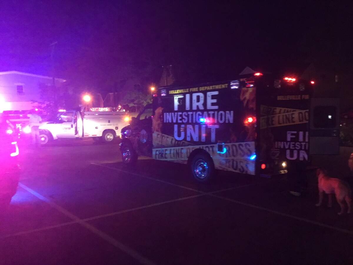 Several Belleville residents were displaced by a fire late Tuesday night now under investigation by the Belleville Fire Investigation Unit.