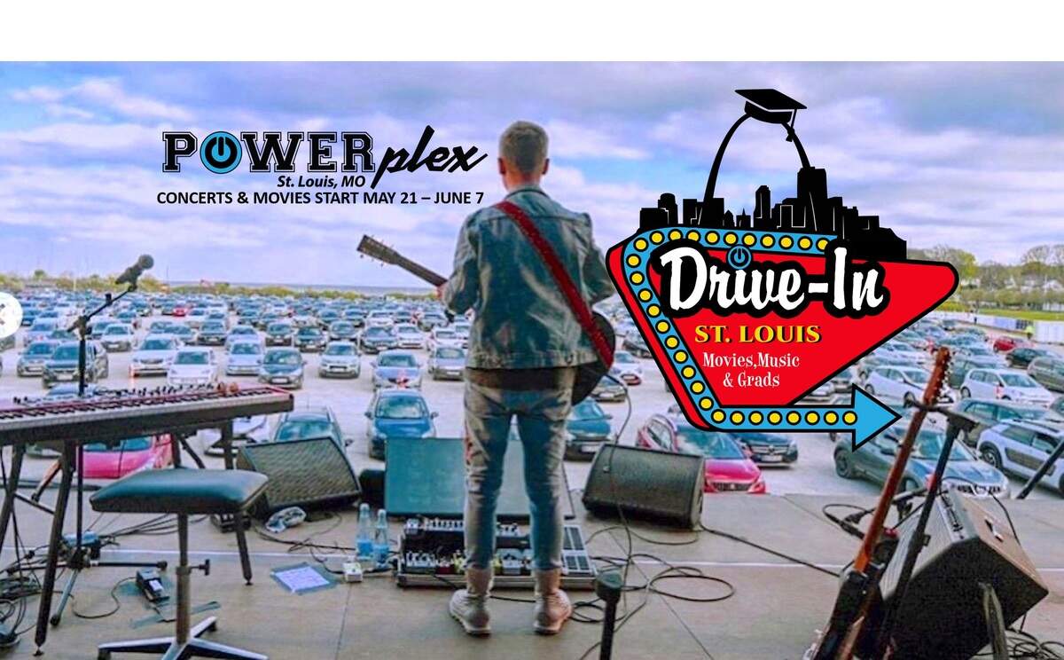 This promotional photo advertises Drive-In St. Louis, a new concert and movie venue in Hazelwood, Missouri, that opens Thursday. The current series ends June 6, not June 7.