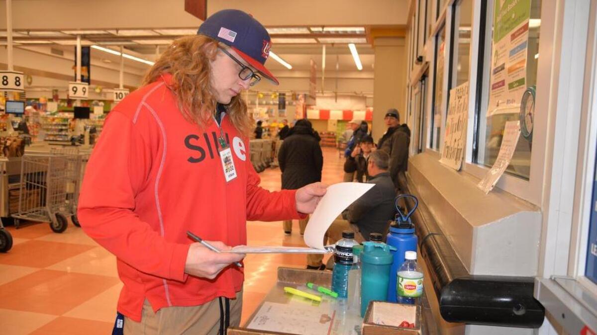 Ethan Berndt, assistant head bagger at the Commissary, understands how to achieve personal finance through working, saving and investing. He learned these traits from his mom, Lorna Berndt, who is the the installation Personal Finance Readiness Program Manager and finance counselor for Team Scott.