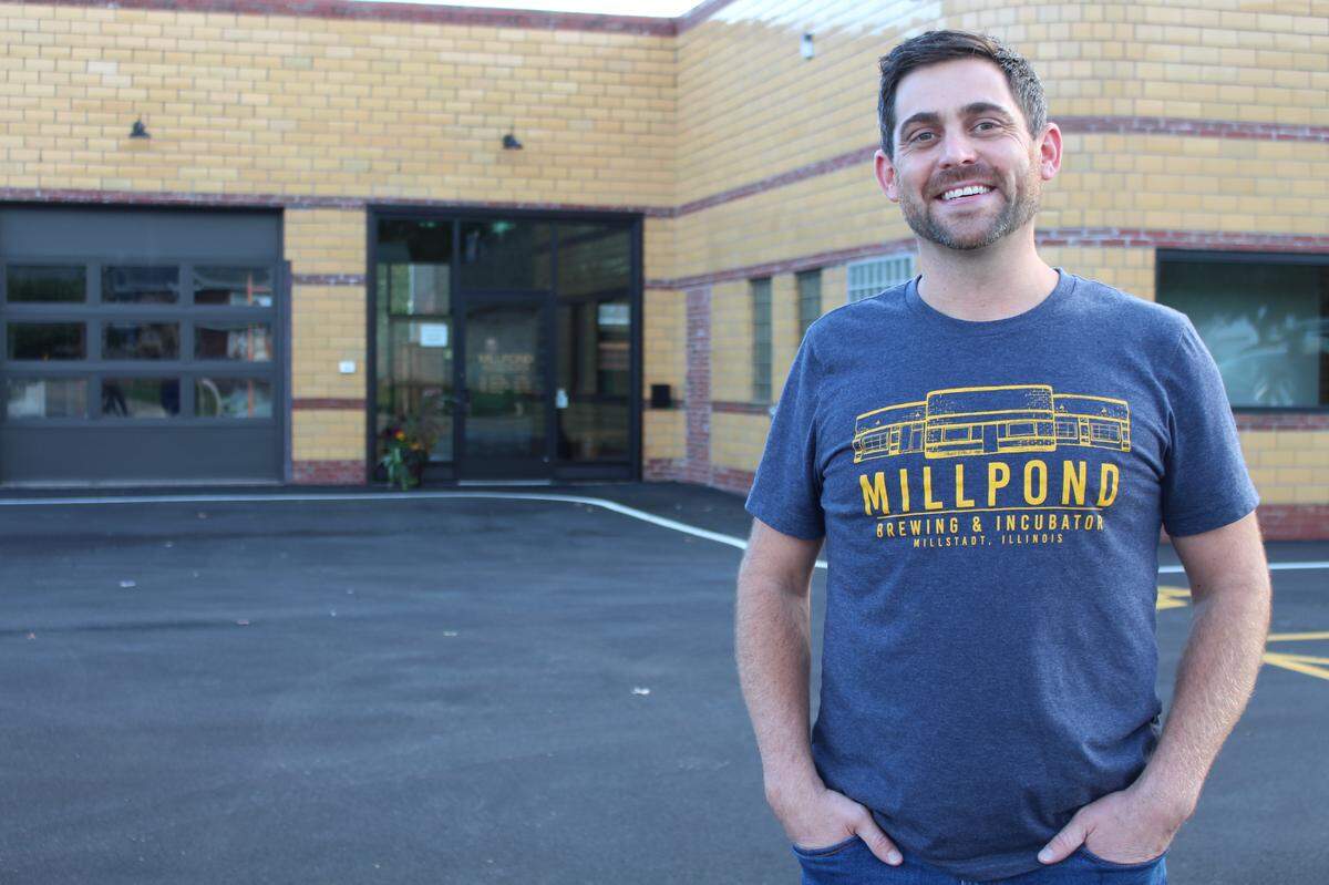 Bryan Schubert, owner of Millpond Brewing & Incubator in Millstadt, will continue to fill growlers and start selling canned beer during the coronavirus closure.