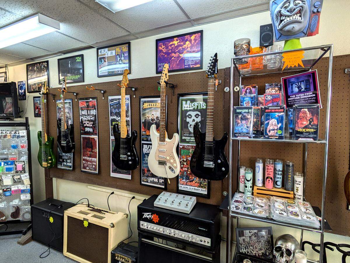 A look inside of Hangar 18 Guitars in Lebanon