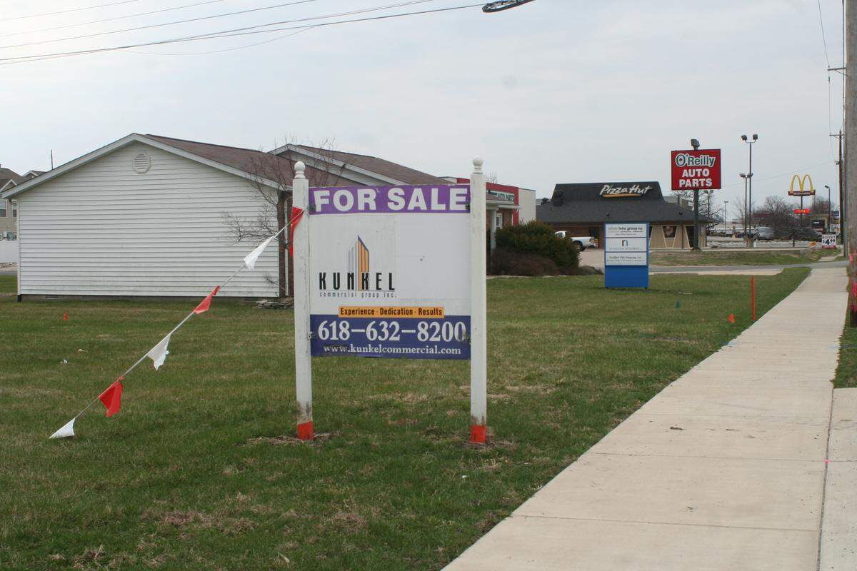 This lot at at 2774 Illinois 143 will be the location of a new Jimmy John's restaurant in Highland.