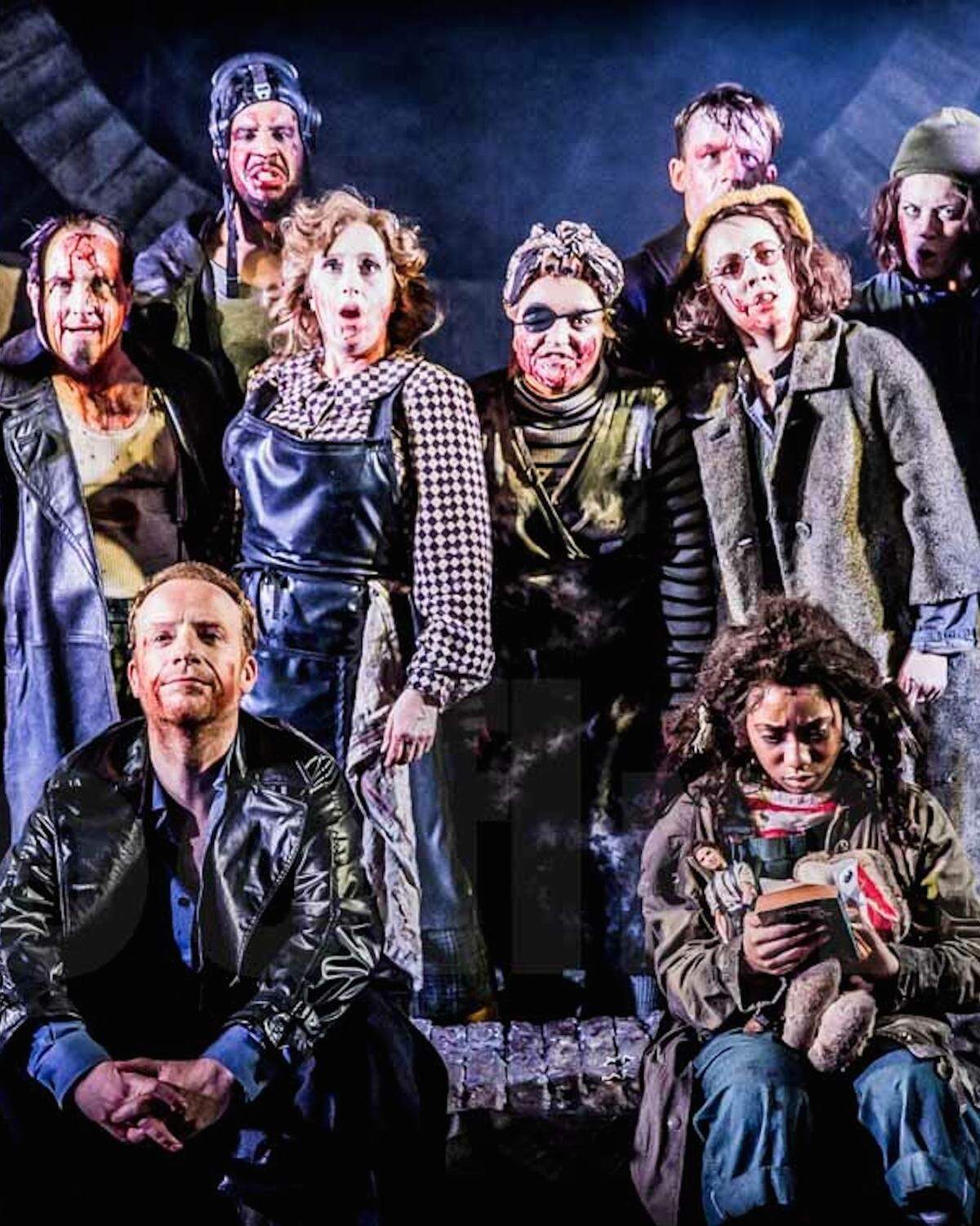 Aaron Lee Lambert as Billy Bob in cast of "Urinetown"
