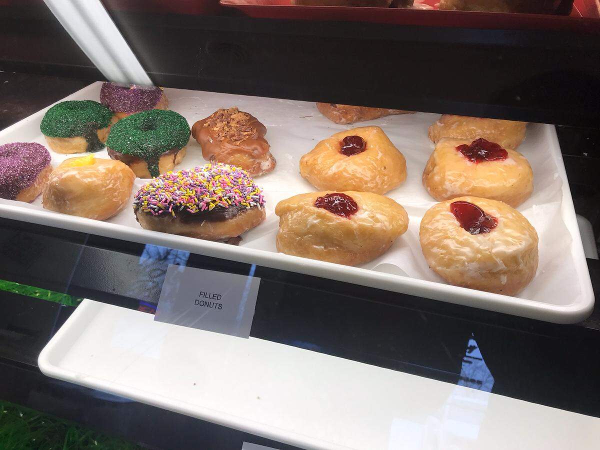 A look at the doughnuts from Ms. Angee’s Bakery.