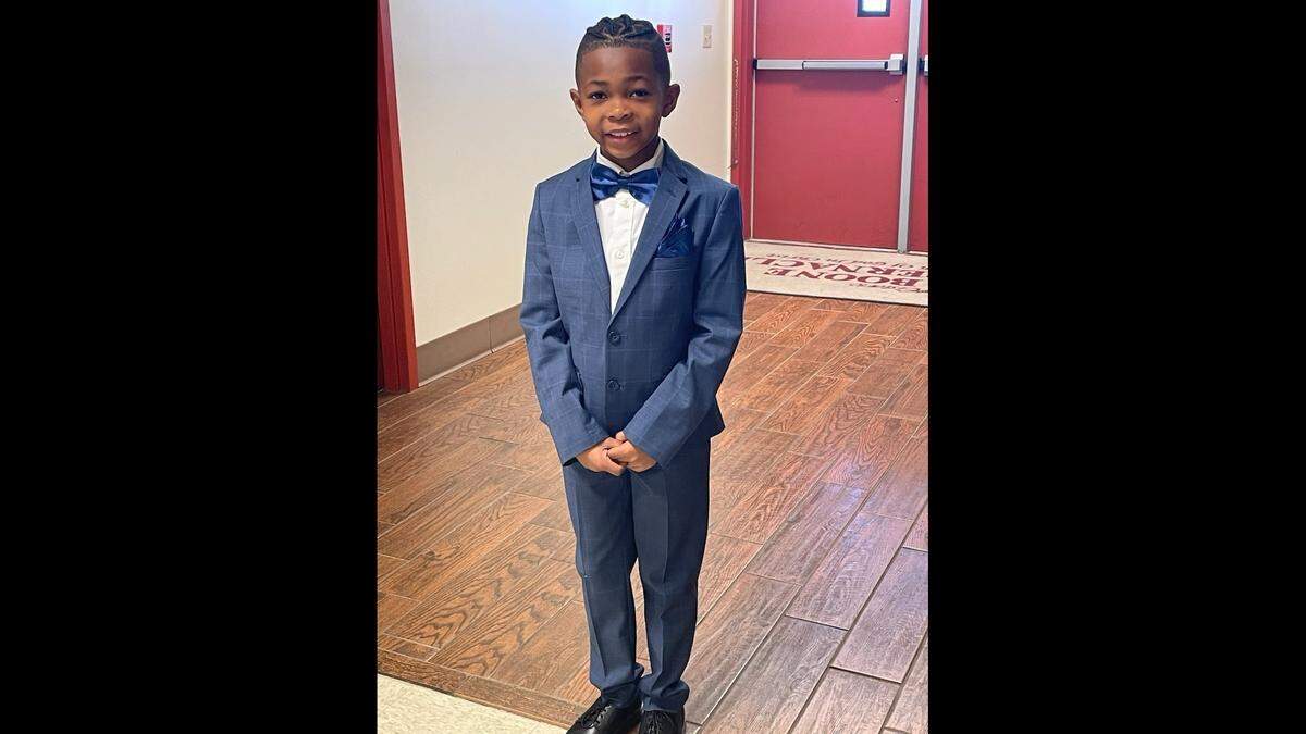 10-year-old Myles Lacey captivated the audience with his singing at the annual MLK JR. Day celebration in East St. Louis on Monday, Jan. 15, 2024.