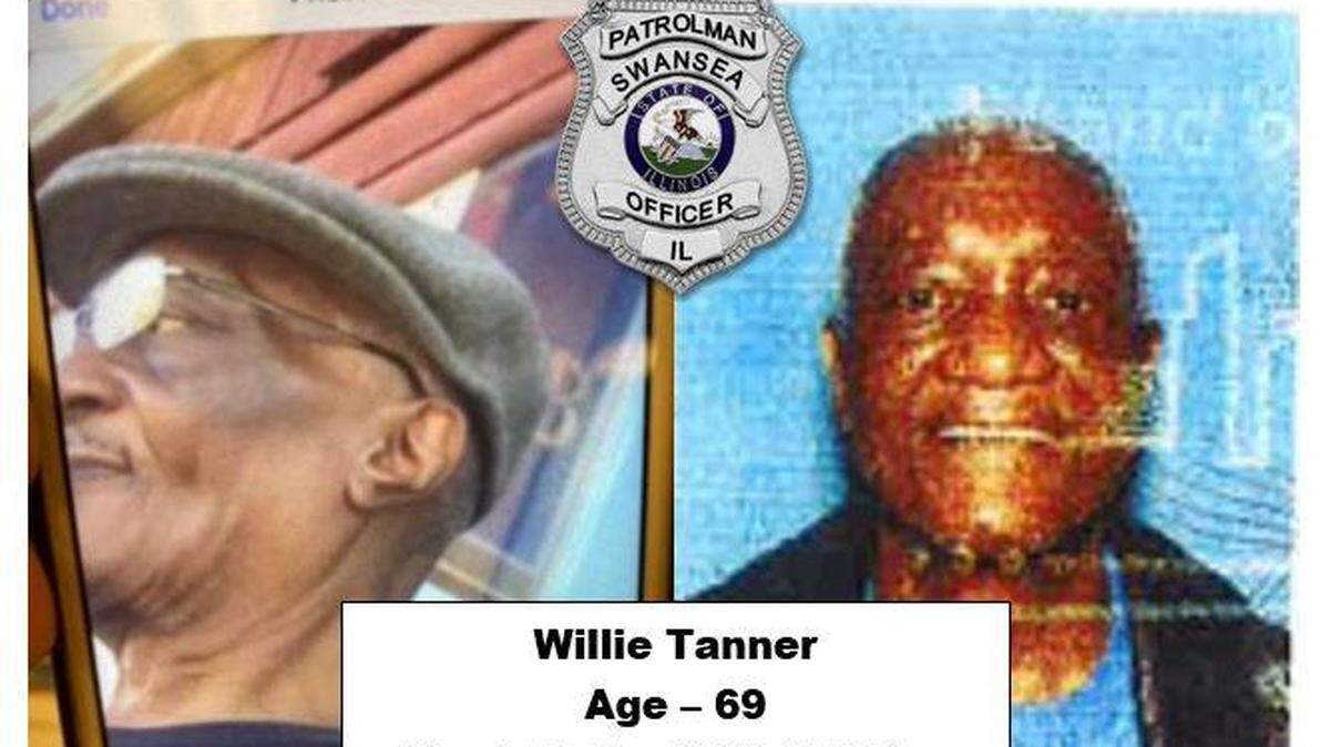 The Swansea Police Department released a photograph of Willie Tanner when he was reported missing on Monday, Sept. 7, 2020. Tanner was found the following day in Fairview Heights.