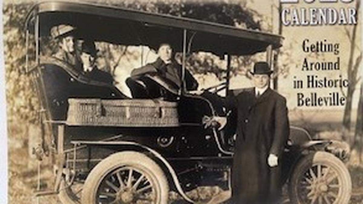 The Belleville Historical Society’s 2025 calendar is on sale at participating downtown businesses.