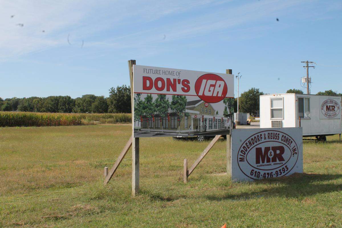 This is the site for the new Don’s IGA to be built at 651 S. Madison St. in Lebanon, where there hasn’t been a grocery store since 2017.