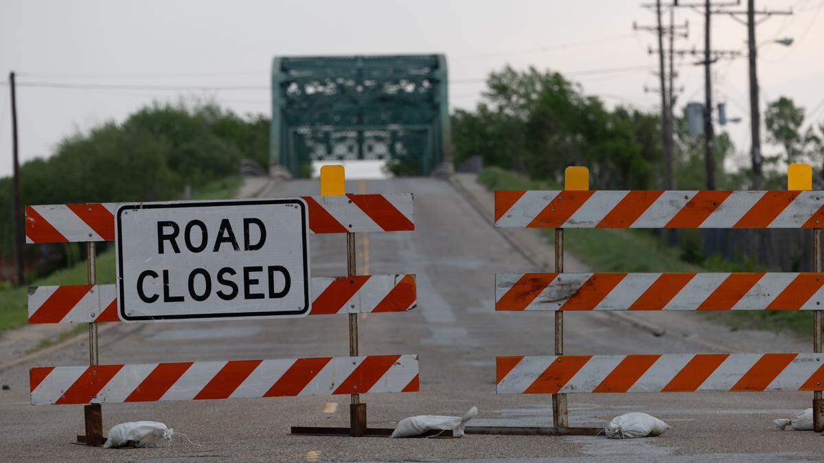 A closed bridge at 26th St. and Missouri Ave. in East St. Louis, Ill. on April 19, 2024. Police refuse to release details about the incident that closed it.