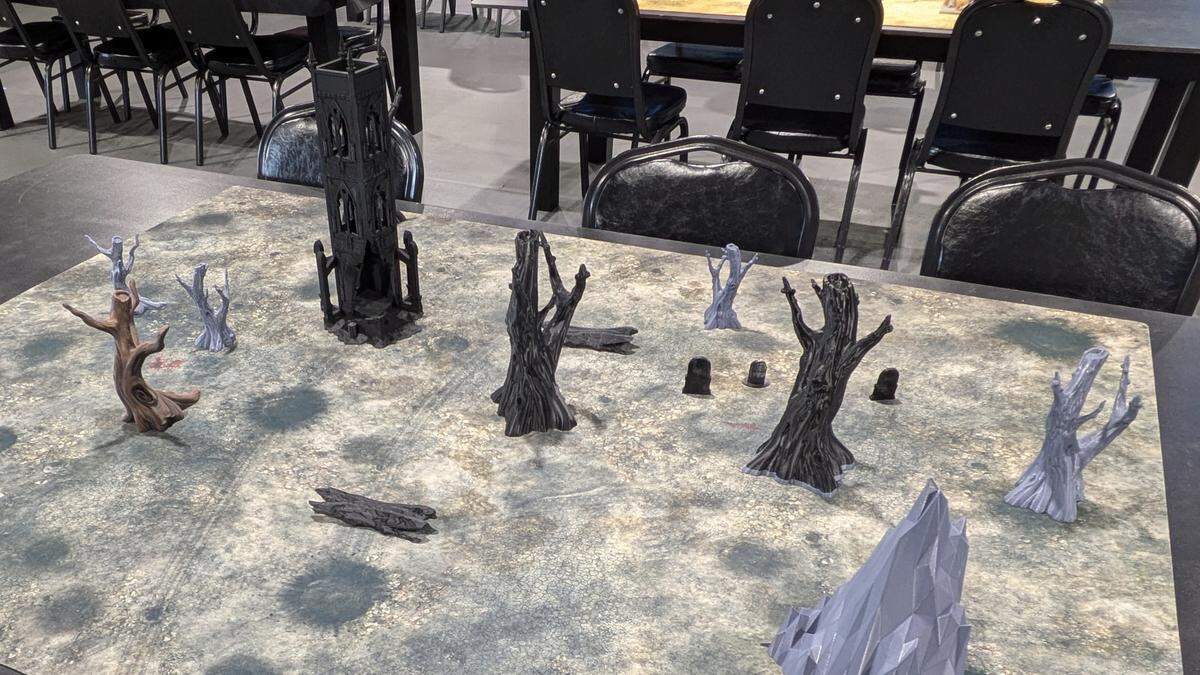 Some gaming accessories can be made with a 3D printer at Impact Gaming Center.