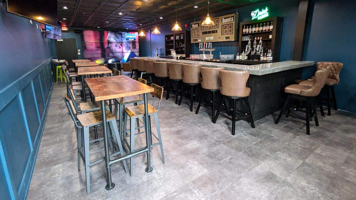 View of The Sports Page Lounge at Herald Square in Collinsville
