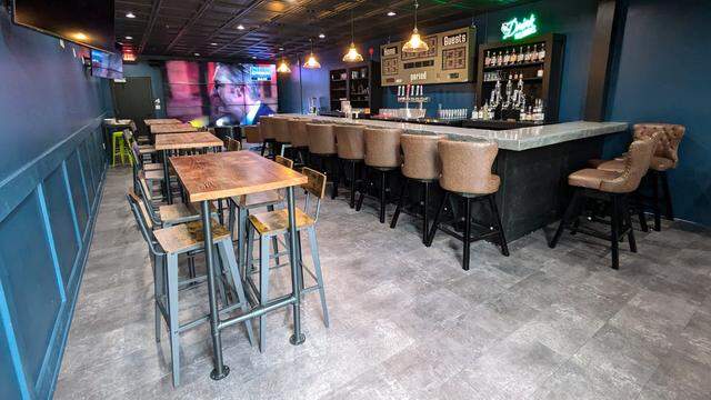 View of The Sports Page Lounge at Herald Square in Collinsville