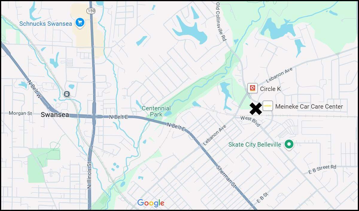 1st Class Auto Service is located at 2339 Old Collinsville Road in Belleville. The area, which is part of Ward 1, is zoned C-2 heavy commercial.