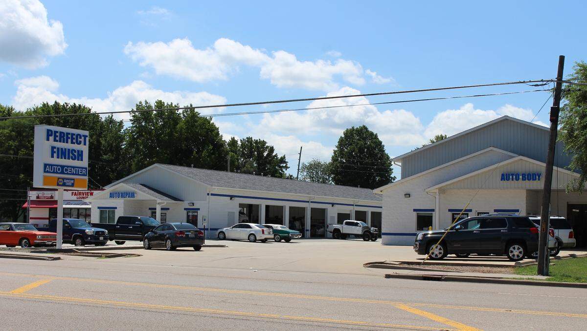 Perfect Finish Auto Center in Fairview Heights spent about $500,000 to repaint its original building, construct a second building, clean up the parking lot and make other improvements.
