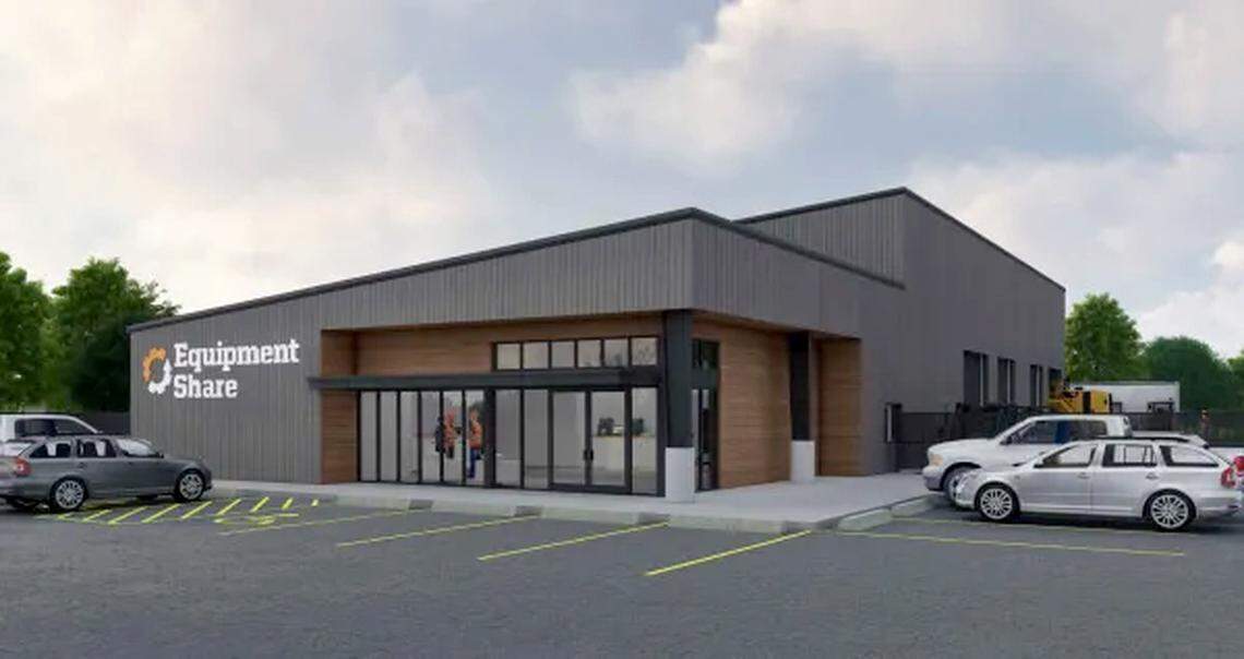 EquipmentShare, and equipment rental business, is currently moving into former used car dealership and insurance office spaces in O’Fallon.