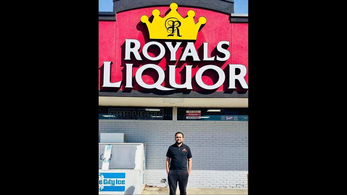 Bhavik Patel is co-owner of Royals Liquor in Belleville where a $5.6 million Lotto ticket was sold.