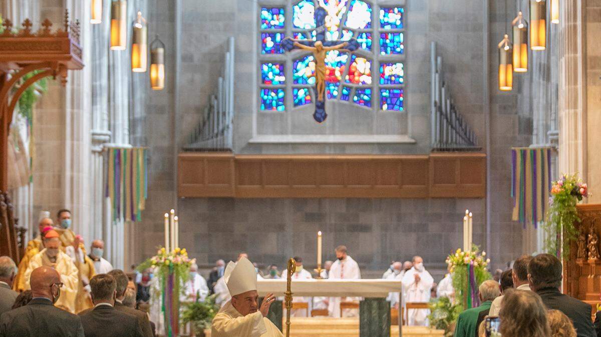 St. Peter’s Cathedral is the head of the Catholic Diocese of Belleville where, according to Illinois Attorney General Kwame Raoul, decades of sexual abuse at the hands of priests were enabled by at least three bishops.