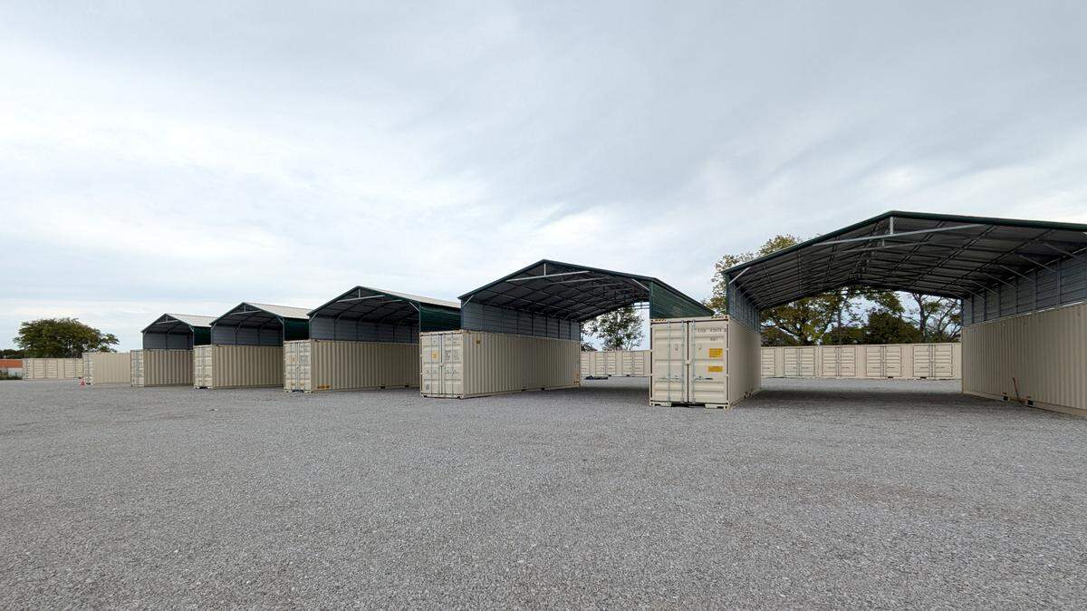 RV storage at HaasHold Storage Solutions in New Baden