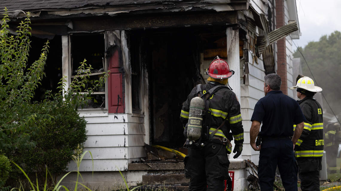 Fire destroys home on Belleville’s east end