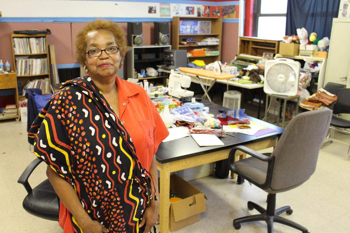 Retired banker Paulette Shipp is a volunteer who sews costumes and teaches arts-and-crafts classes at Sunshine Cultural Arts Center in East St. Louis.