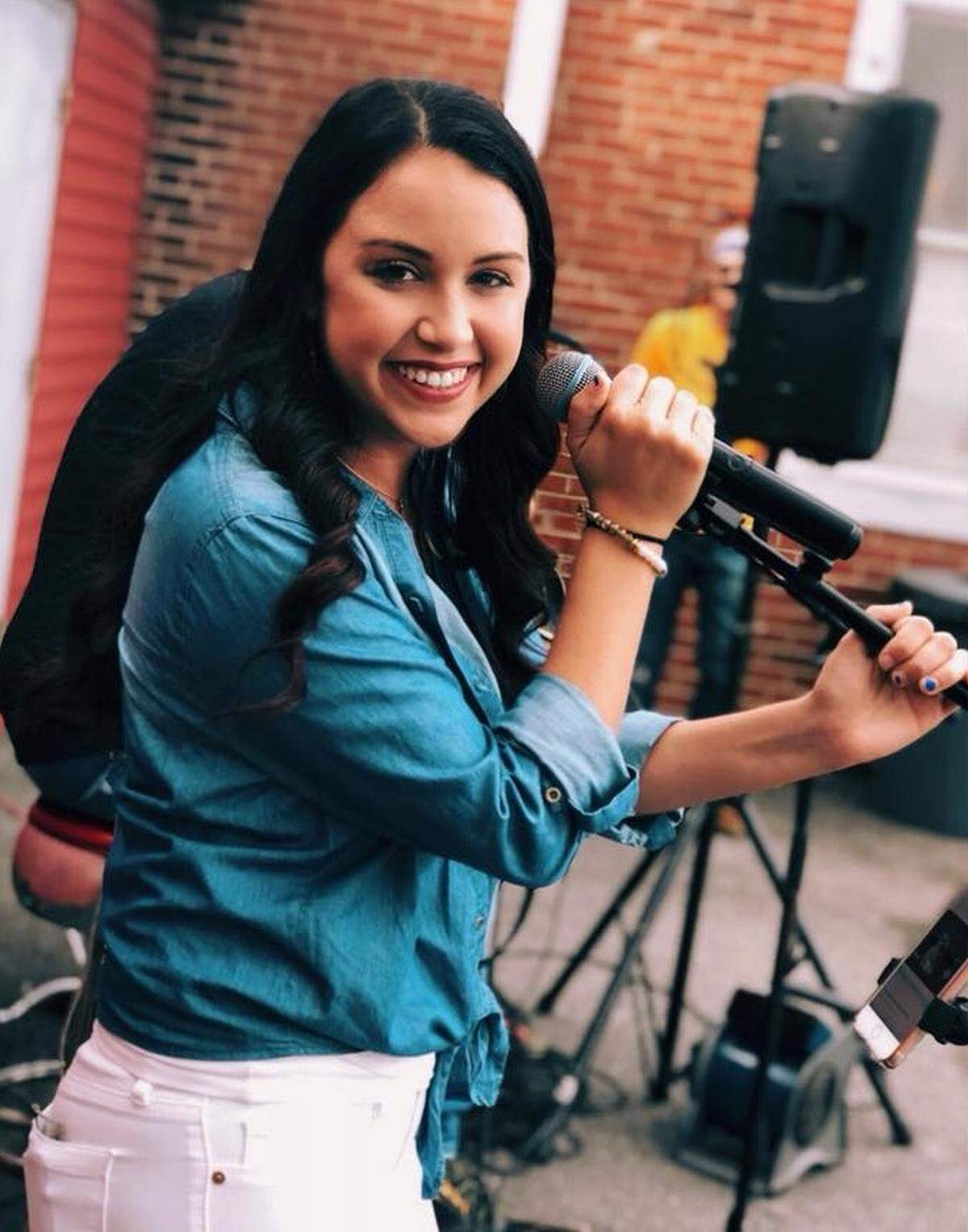 Lexi Krekorian, known on stage as Alexandra Kay, performs recently in Millstadt. Waterloo born and raised, the 27-year-old singer is featured in a new Netflix docu-series “Westside.”