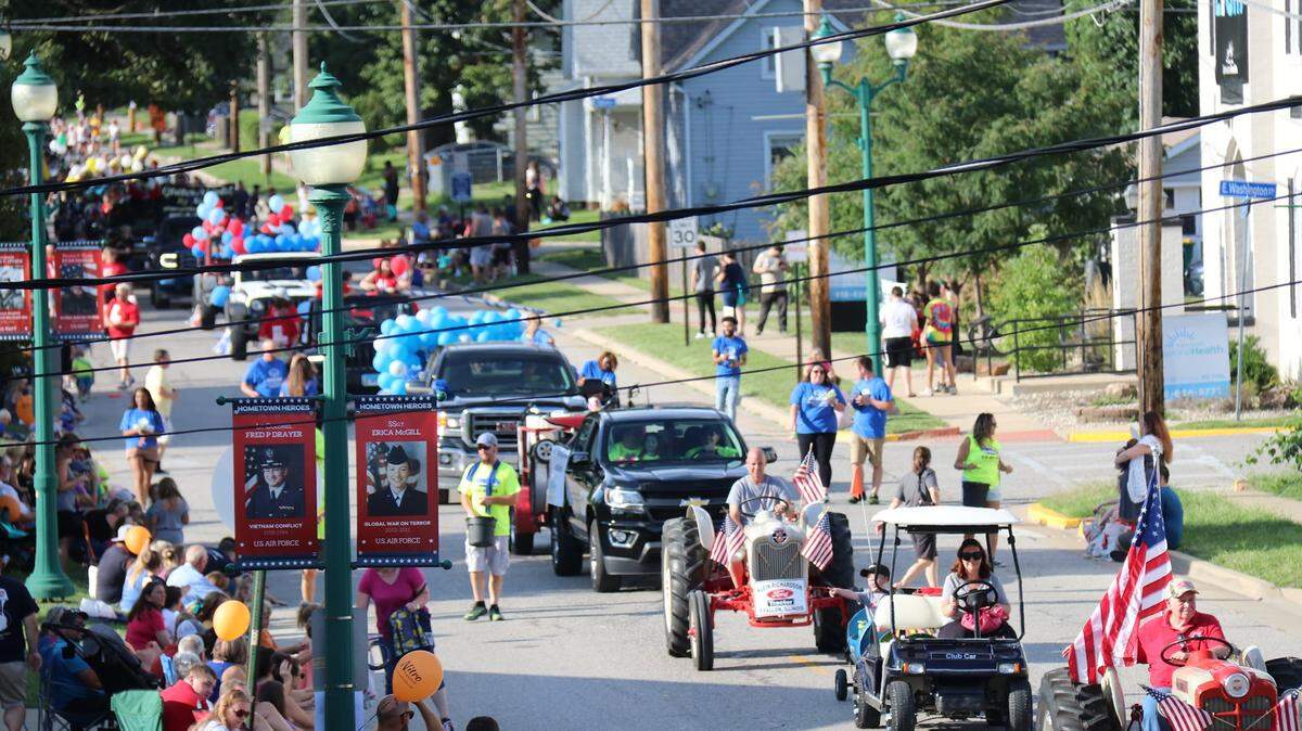 This file photo shows a scene from an O’Fallon City Fest parade. Organizers have announced the event has been canceled in part due to security concerns.