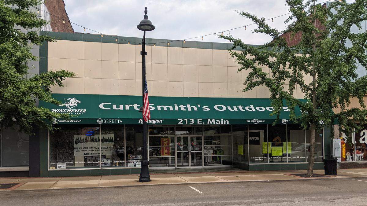 Curt Smith’s Outdoors at 213 E. Main St. in Belleville