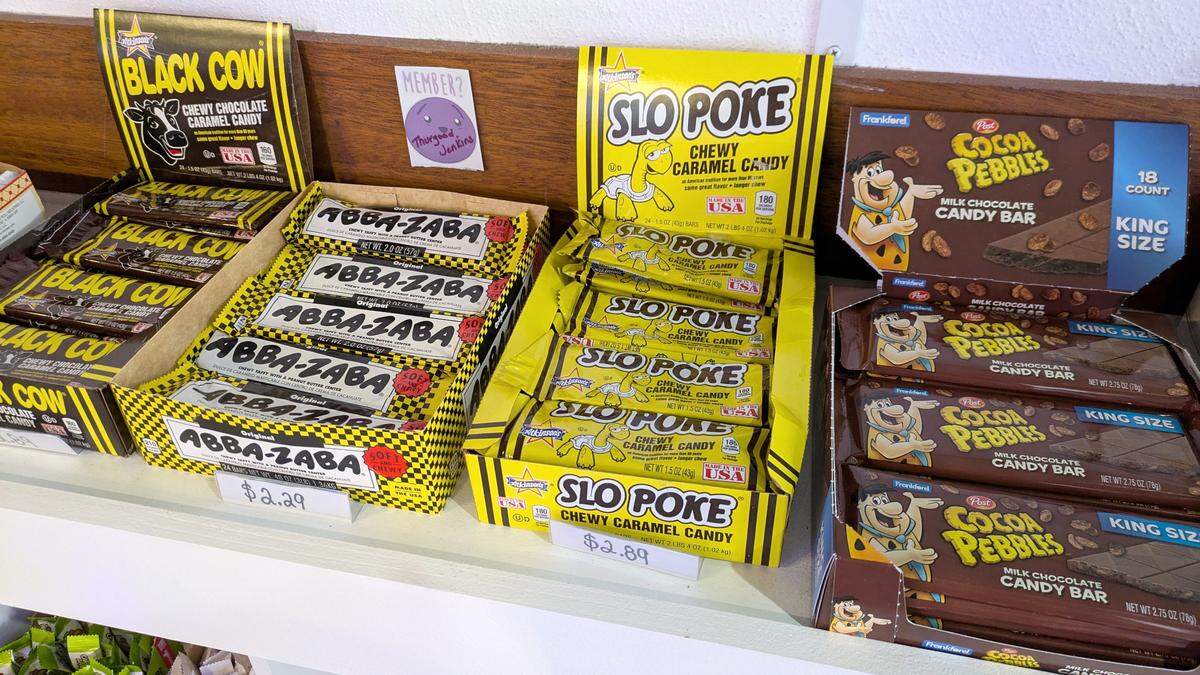 Chewy chocolate and caramel candy options