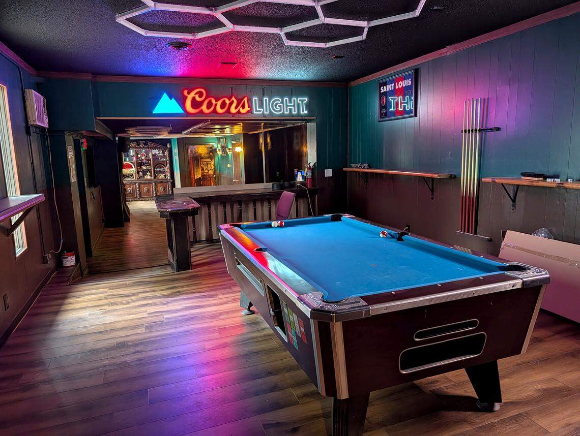 View of the game room at Touchdown Bar & Grill