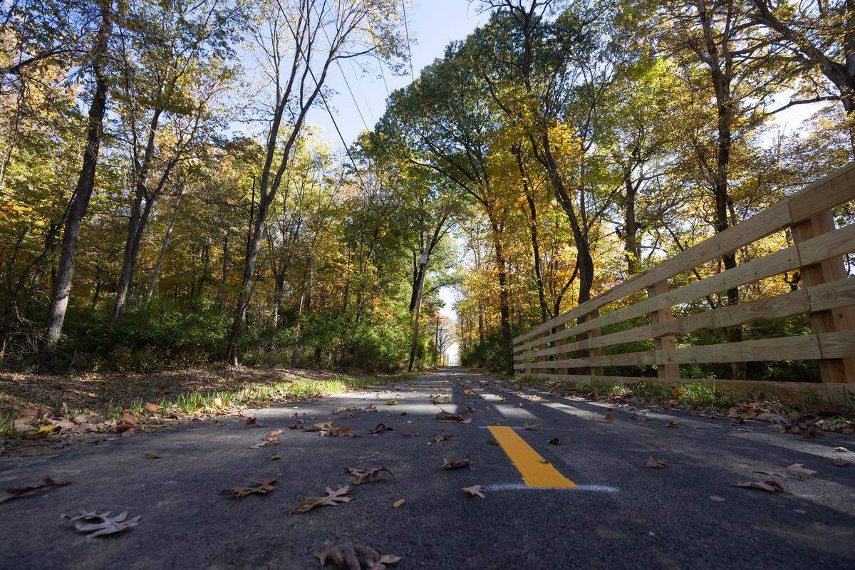 The Liberty Heights trail is .75 miles and is the newest addition to a seven-part plan to connect the Fairview Heights Rec Center to Illinois 161 in Belleville.