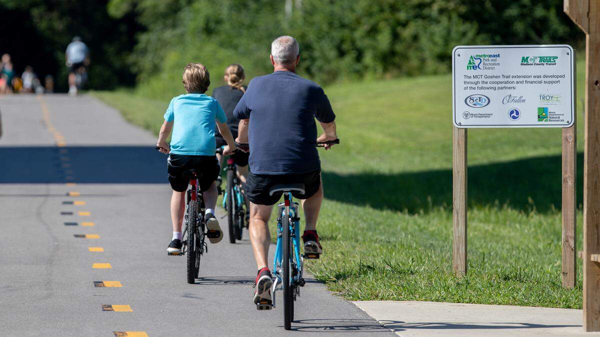 Belleville’s biking infrastructure is expansive, and there are plenty of trail options. This 7-mile extension of the MCT Goshen Trail in O’Fallon was the first step to connect the 140 miles of MCT trails to St. Clair county. Here’s where you can cycle this summer.