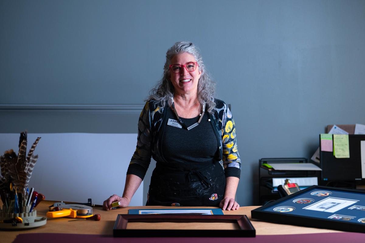 Keyona Fisher, 375th Force Support Squadron uses her 30-year background as an art teacher to continue to spark creativity in others on Scott Air Force Base. Fisher has always been passionate about teaching and enjoys sharing her gift with others.