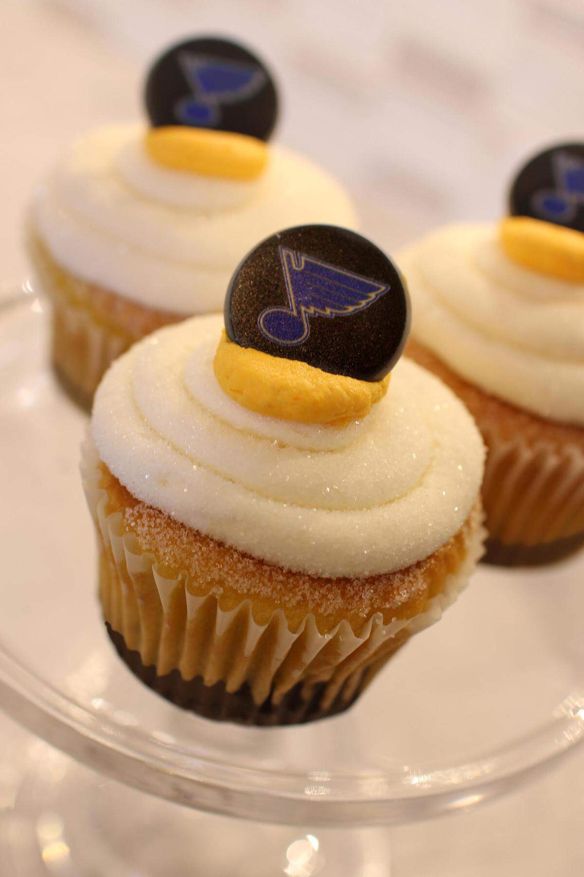The Cup bakeries in Edwardsville and St. Louis have been selling Stanley cupcakes since early April, when the St. Louis Blues entered the Stanley Cup playoffs.