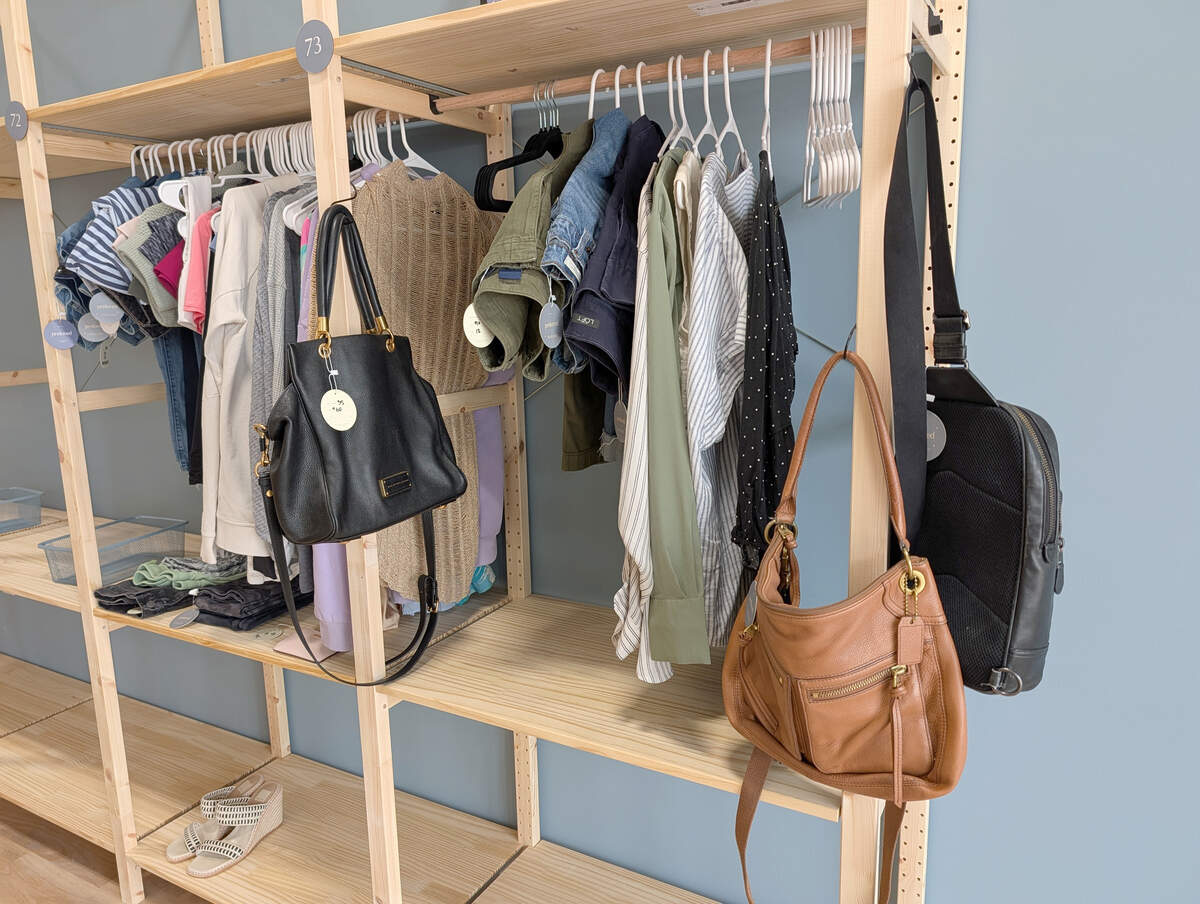 View of a booth in progress at Preloved, 750 Cambridge Plaza, Suites B&C, in O'Fallon