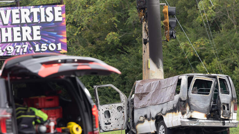 Minor confirmed dead after fiery crash of van carrying Belleville West students