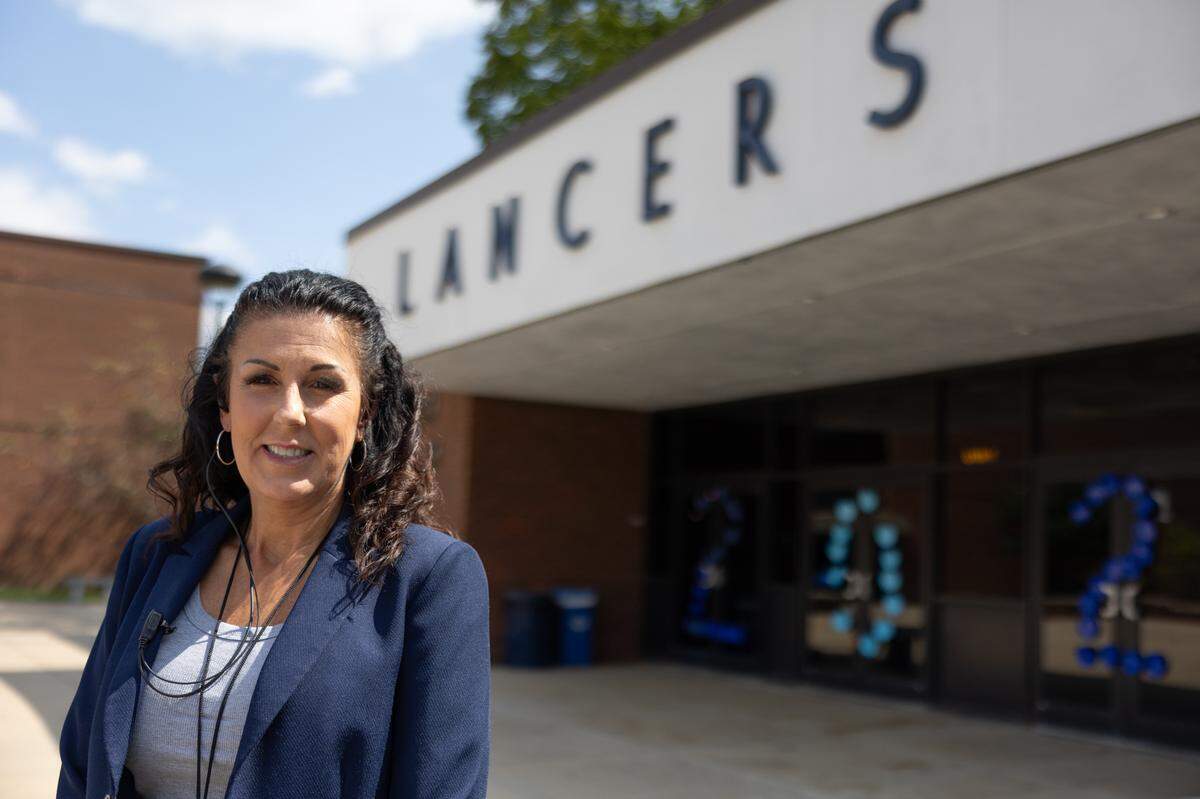 Andrea Gannon is the new principal of Belleville East High School.