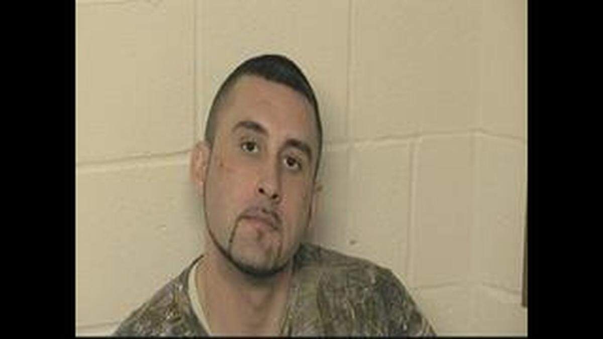 Robert Lee Coffee, 29, of Indianapolis, is accused of stealing a log truck from a Taco Bell and leading cops on a 20-mile chase. Photo from Indiana State Police.