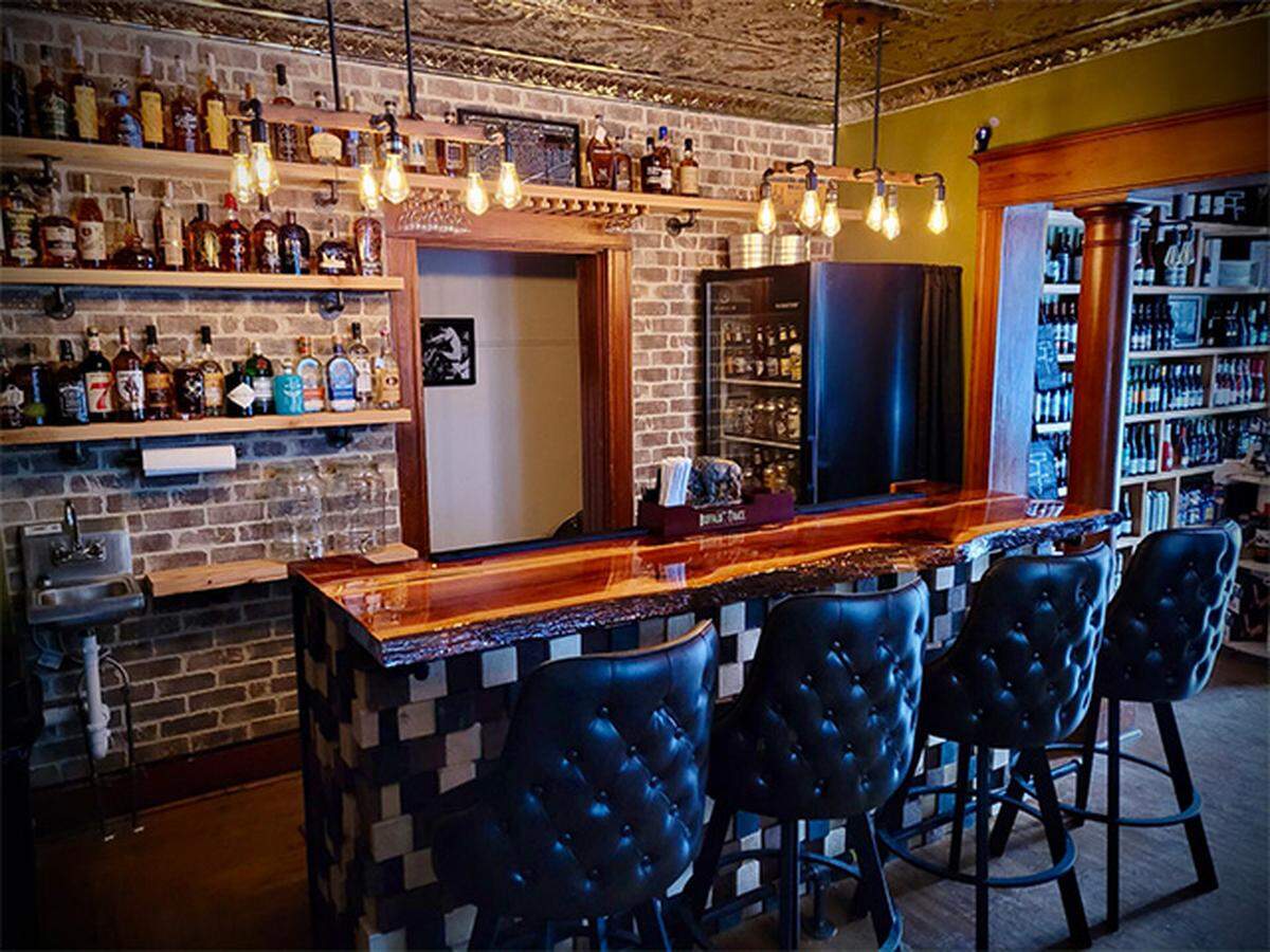 Pictured is the interior of Boarding House Bistro in O’Fallon. The business is requesting an additional liquor license for their new expanded space next-door.