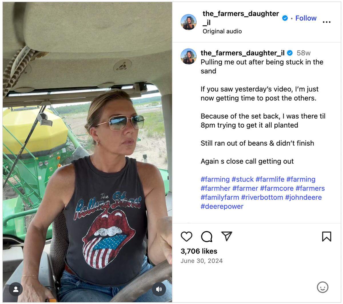 Social media screenshot