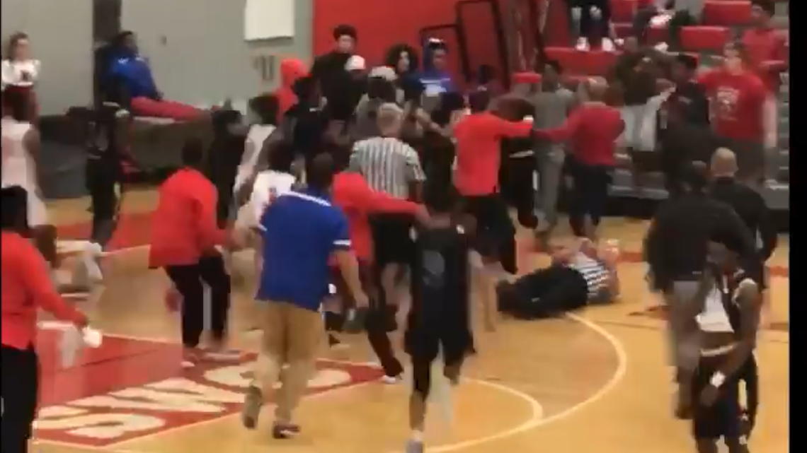 Brawl results in forfeits, cancellation of games at Alton basketball tournament