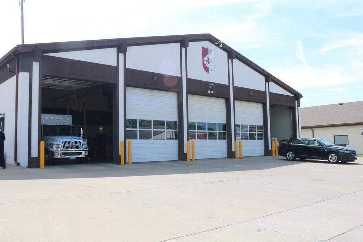 The fire and emergency medical services station located at 1115 Broadway in Highland.