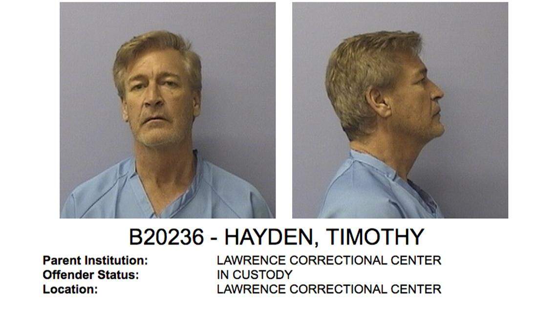 This is the most recent Illinois Department of Corrections photo of 60-year-old Timothy Hayden. He was sentenced for the 1990 murder of Tracy Hayden, who was 29 and the mother of two small children on July 27, 1990, when she was fatally stabbed by her estranged husband in a crowded west Belleville tavern. He was released from state prison Friday, Jan. 17.