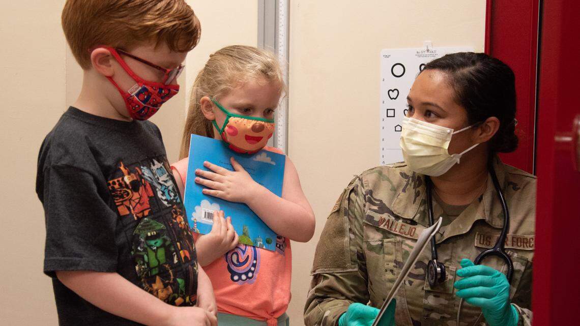 One big family: 375th HCOS Pediatrics ensure patient care at Team Scott