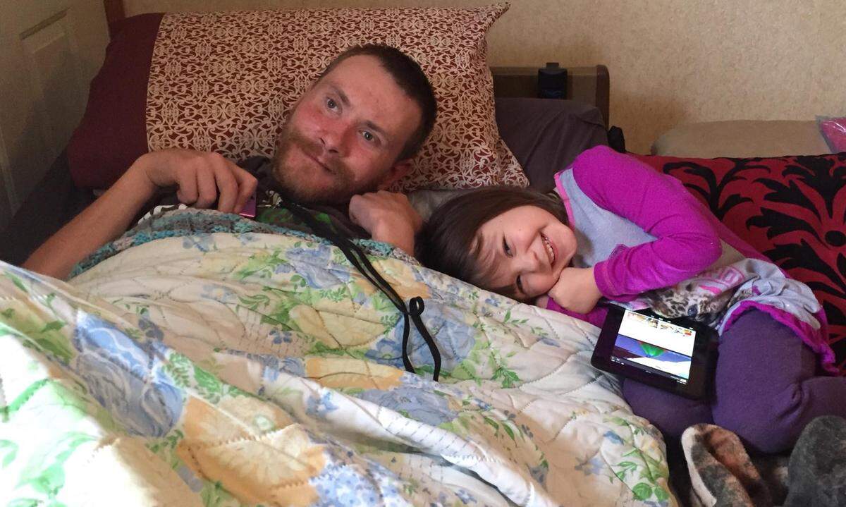 Josh Doerr was struck by a car in August 2016, and was critically injured. He and his daughter Kinley love being together, even though she doesn't always understand why her daddy can't come play.