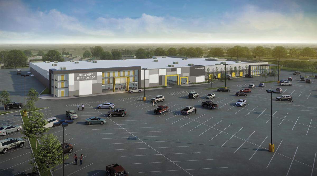 A Miami developer plans to resurrect the former Walmart building on Carlyle Plaza Drive in Belleville into a indoor self-storage business.
