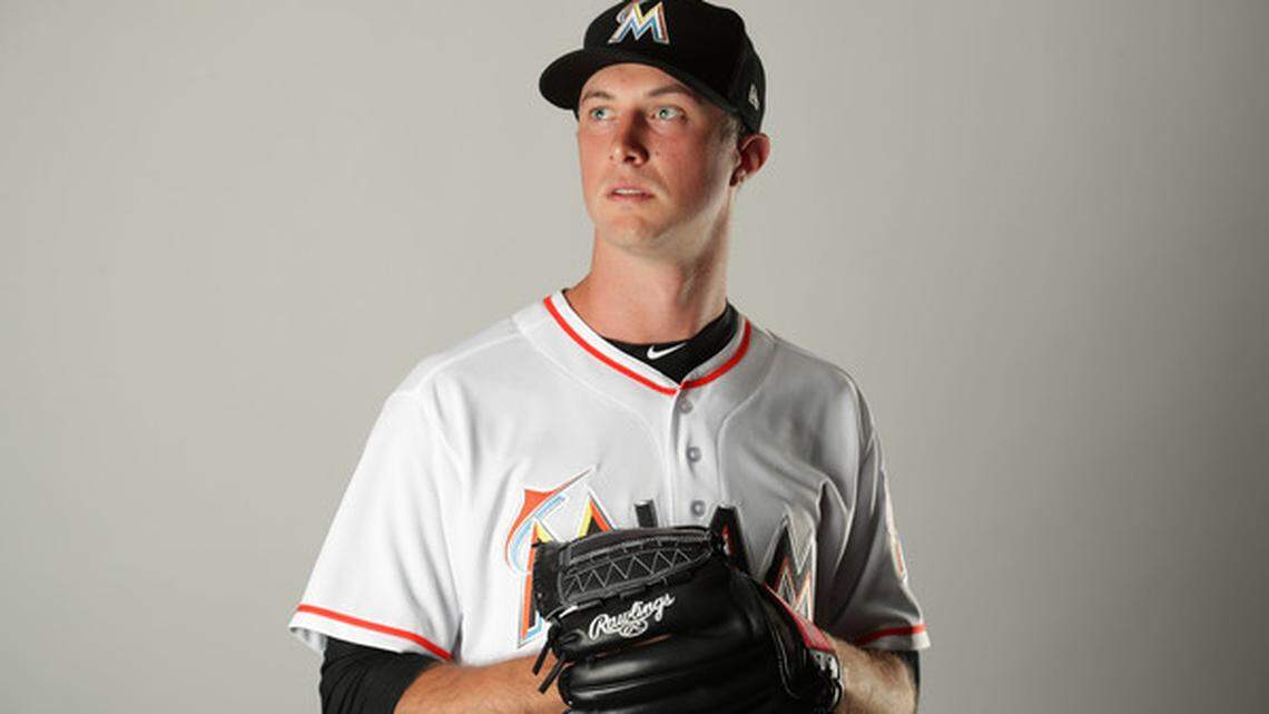 Trevor Richards, a 2011 graduate of Mater Dei High School in Breese, was the Miami Marlins' Minor League Pitcher of the Year last season.