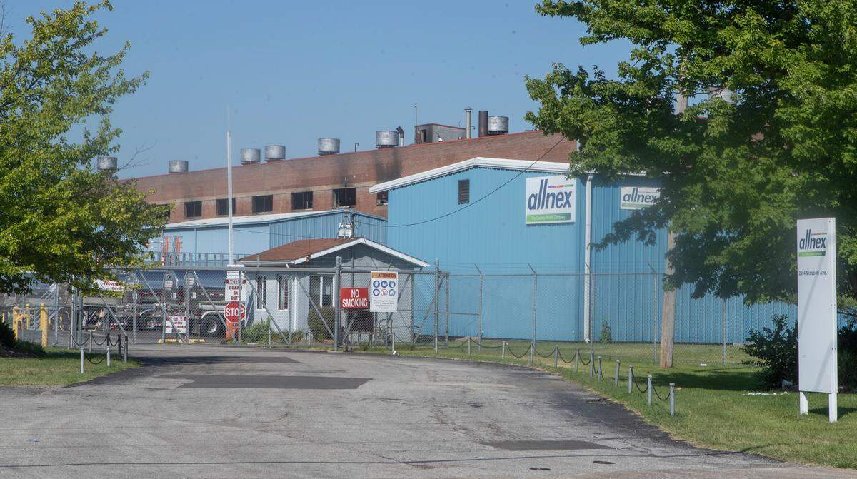 Two workers were injured at Allnex USA Inc., during a fire inside the chemical plant in East St. Louis on Sunday night. The company produces adhesives, sealants and specialty coatings. It is located in the 2900 block of Missouri Avenue.
