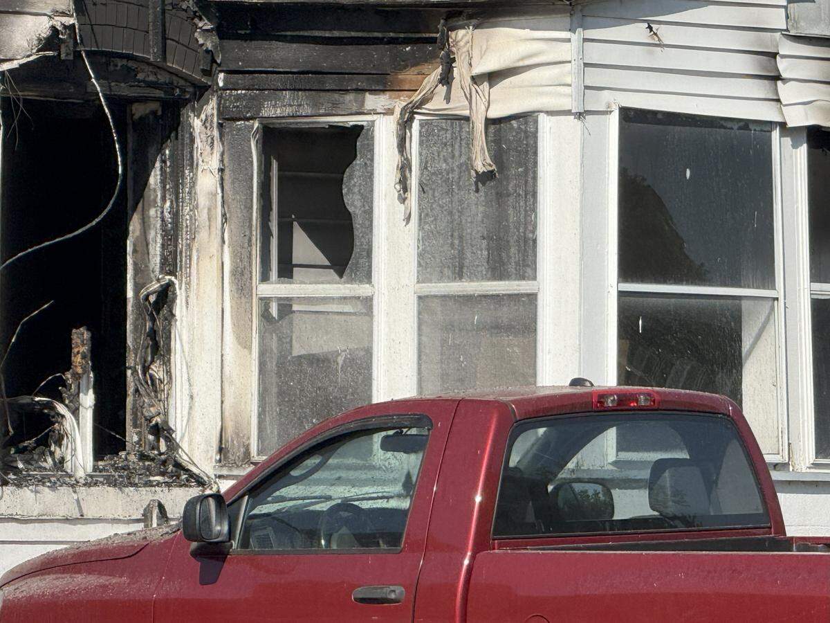 Three people are confirmed dead after a fire at 3316 Bond Ave. in East St. Louis Friday.