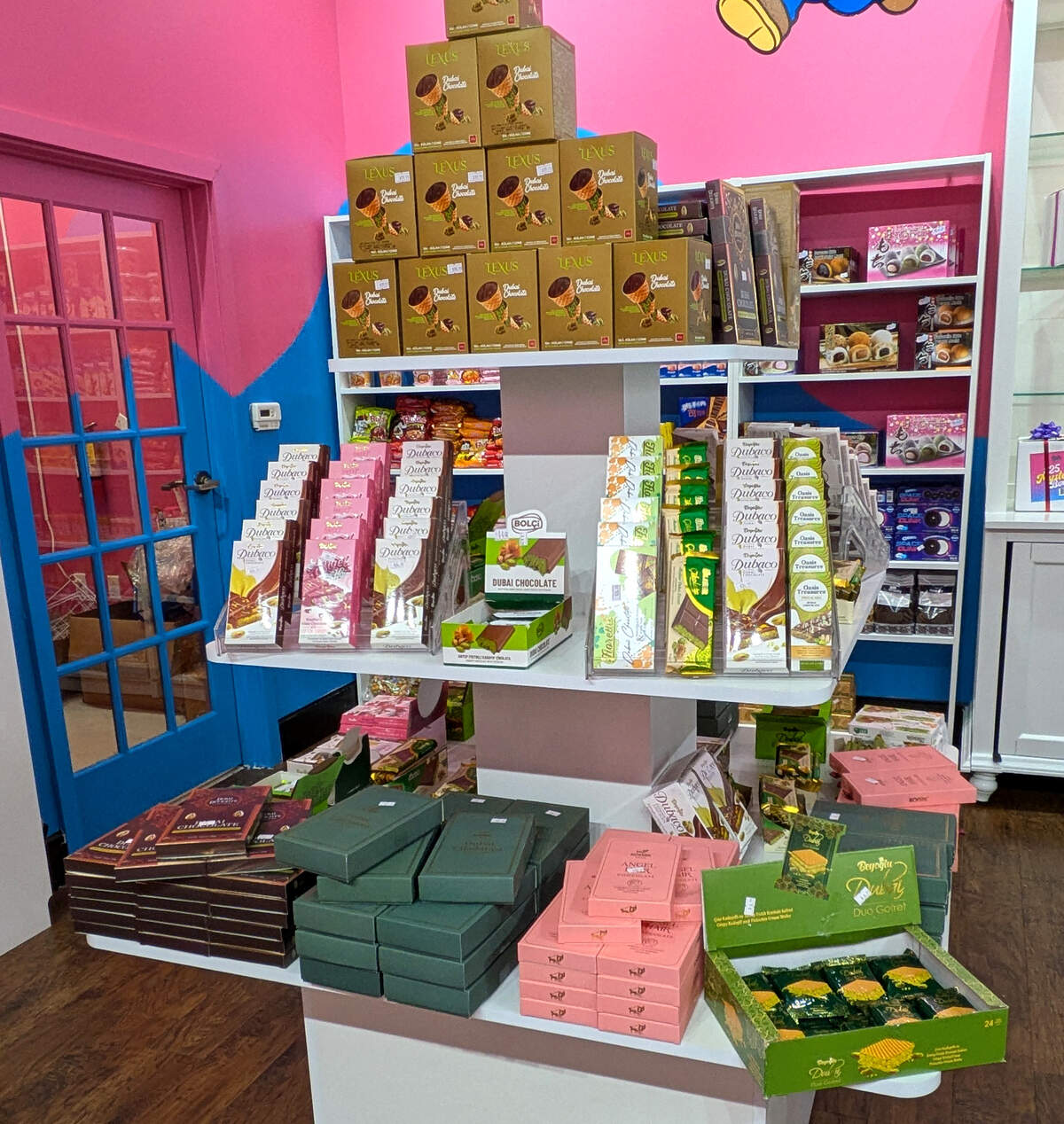 Dubai chocolates are the best-selling items at Exotic Snack Guys.